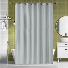 Glacier Grey Shower Curtain 48  X 72  (small)  by FabChoice