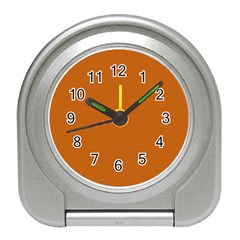 Alloy Orange Travel Alarm Clock by FabChoice