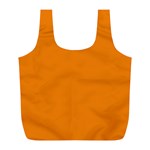 Apricot Orange Full Print Recycle Bag (L) Front