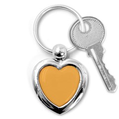 Bees Wax Orange Key Chain (heart) by FabChoice