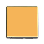 Bees Wax Orange Memory Card Reader (Square 5 Slot) Front