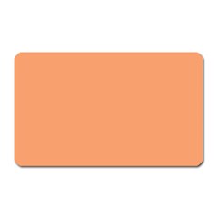 Cantaloupe Orange Magnet (rectangular) by FabChoice