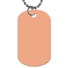 Coral Sands Dog Tag (one Side) by FabChoice