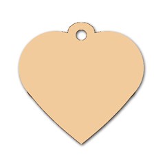 Cute Sunset Dog Tag Heart (one Side) by FabChoice