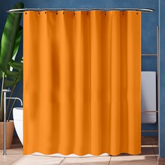 Deep Saffron Orange Shower Curtain 60  X 72  (medium)  by FabChoice