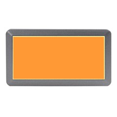 Deep Saffron Orange Memory Card Reader (mini) by FabChoice