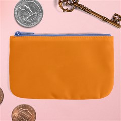 Deep Saffron Orange Large Coin Purse by FabChoice