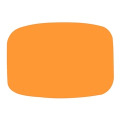 Deep Saffron Orange Mini Square Pill Box