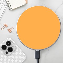 Deep Saffron Orange Wireless Charger