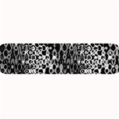 Black And White Modern Abstract Design Large Bar Mats