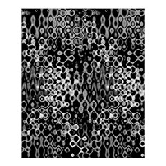 Black And White Modern Abstract Design Shower Curtain 60  x 72  (Medium) 