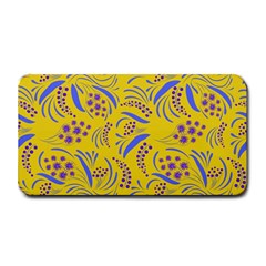 Folk Flowers Art Pattern Floral Abstract Surface Design  Seamless Pattern Medium Bar Mats by Eskimos