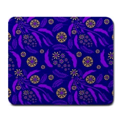 Folk Flowers Art Pattern Floral Abstract Surface Design  Seamless Pattern Large Mousepads by Eskimos