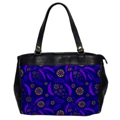 Folk Flowers Art Pattern Floral Abstract Surface Design  Seamless Pattern Oversize Office Handbag