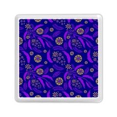 Folk Flowers Art Pattern Floral Abstract Surface Design  Seamless Pattern Memory Card Reader (square)