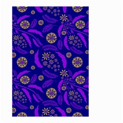 Folk Flowers Art Pattern Floral Abstract Surface Design  Seamless Pattern Small Garden Flag (two Sides) by Eskimos