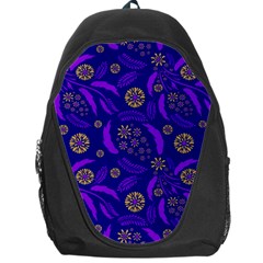 Folk Flowers Art Pattern Floral Abstract Surface Design  Seamless Pattern Backpack Bag by Eskimos