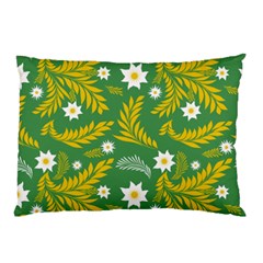 Folk Flowers Art Pattern Floral Abstract Surface Design  Seamless Pattern Pillow Case by Eskimos