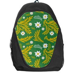 Folk Flowers Art Pattern Floral Abstract Surface Design  Seamless Pattern Backpack Bag by Eskimos