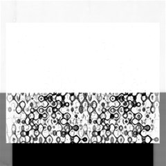 White And Black Modern Abstract Design Rectangular Jigsaw Puzzl by dflcprintsclothing