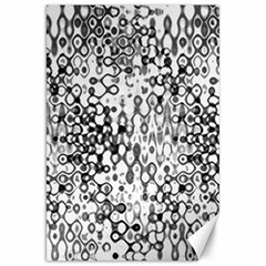 White And Black Modern Abstract Design Canvas 20  X 30  by dflcprintsclothing