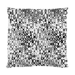 White And Black Modern Abstract Design Standard Cushion Case (two Sides)