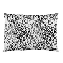 White And Black Modern Abstract Design Pillow Case (two Sides)