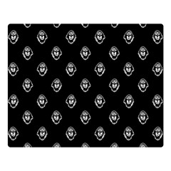 Funny Ghost Sketchy Drawing Pattern Double Sided Flano Blanket (large) 