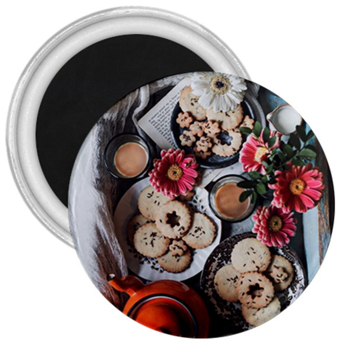 Cookies & tea tray  3  Magnets