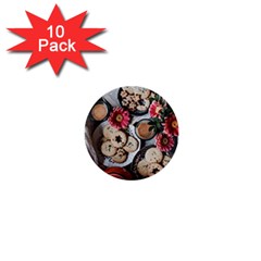 Cookies & Tea Tray  1  Mini Buttons (10 Pack)  by Incredible