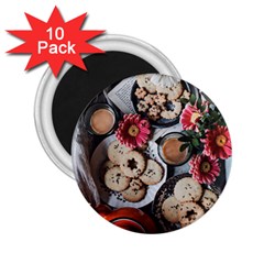 Cookies & Tea Tray  2 25  Magnets (10 Pack)  by Incredible