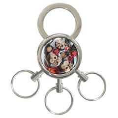 Cookies & Tea Tray  3-ring Key Chain by Incredible