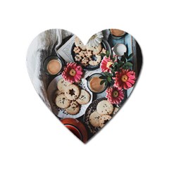 Cookies & Tea Tray  Heart Magnet by Incredible