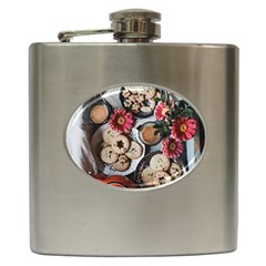 Cookies & Tea Tray  Hip Flask (6 Oz) by Incredible