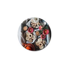 Cookies & Tea Tray  Golf Ball Marker (4 Pack)