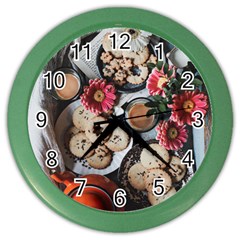 Cookies & Tea Tray  Color Wall Clock by Incredible