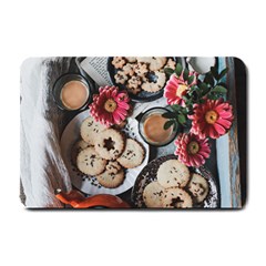 Cookies & Tea Tray  Small Doormat  by Incredible