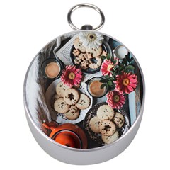 Cookies & Tea Tray  Silver Compasses by Incredible