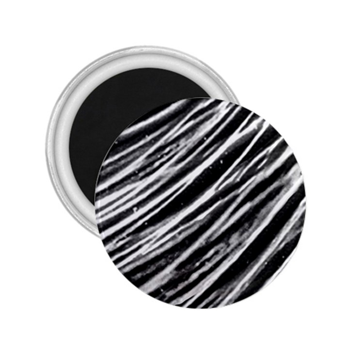 Galaxy Motion Black And White Print 2.25  Magnets