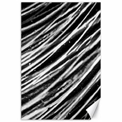 Galaxy Motion Black And White Print Canvas 20  X 30  by dflcprintsclothing