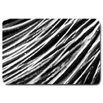 Galaxy Motion Black And White Print Large Doormat  30 x20  Door Mat