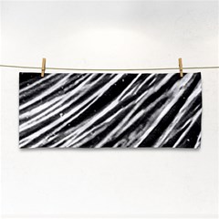 Galaxy Motion Black And White Print Hand Towel by dflcprintsclothing