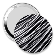 Galaxy Motion Black And White Print 3  Handbag Mirrors