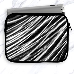 Galaxy Motion Black And White Print Apple Ipad 2/3/4 Zipper Cases by dflcprintsclothing