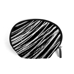 Galaxy Motion Black And White Print Accessory Pouch (small)