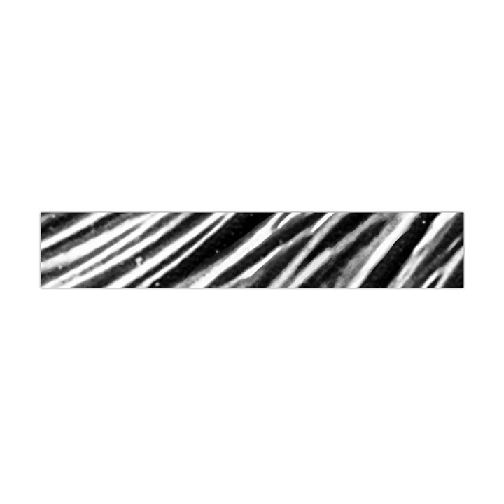 Galaxy Motion Black And White Print Flano Scarf (Mini)