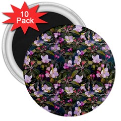 Apple Blossom  3  Magnets (10 Pack)  by SychEva