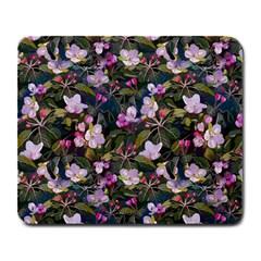 Apple Blossom  Large Mousepads by SychEva