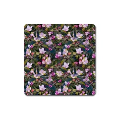 Apple Blossom  Square Magnet by SychEva