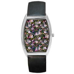 Apple Blossom  Barrel Style Metal Watch by SychEva